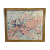 School Affoche geographical Europe Africa double sided