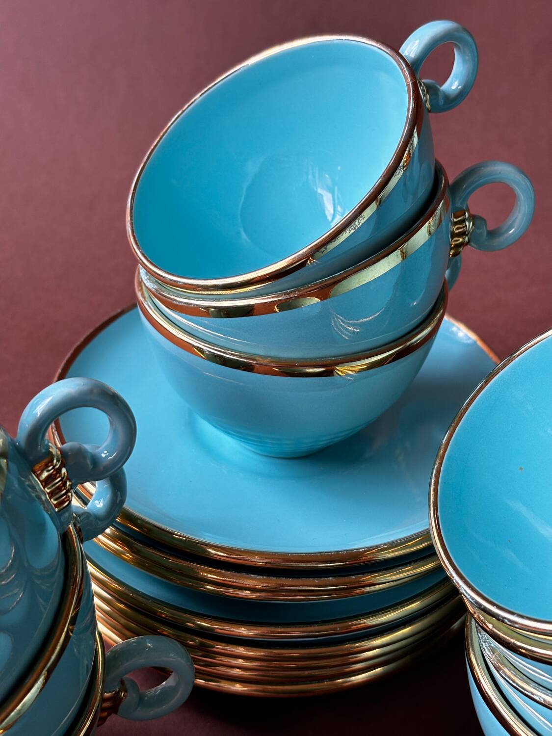 Saint-Clement art deco coffee service