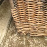Vintage wicker storage trunk