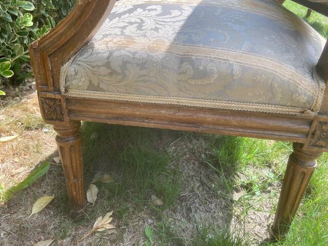 Banquette - Boudoir Sofa in Wood - Louis XVI Period