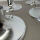 Silver disc wall lamps by Charlotte Perriand, Germany, 1970s, set of 4