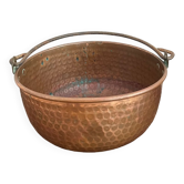 Bassine en cuivre avec anse