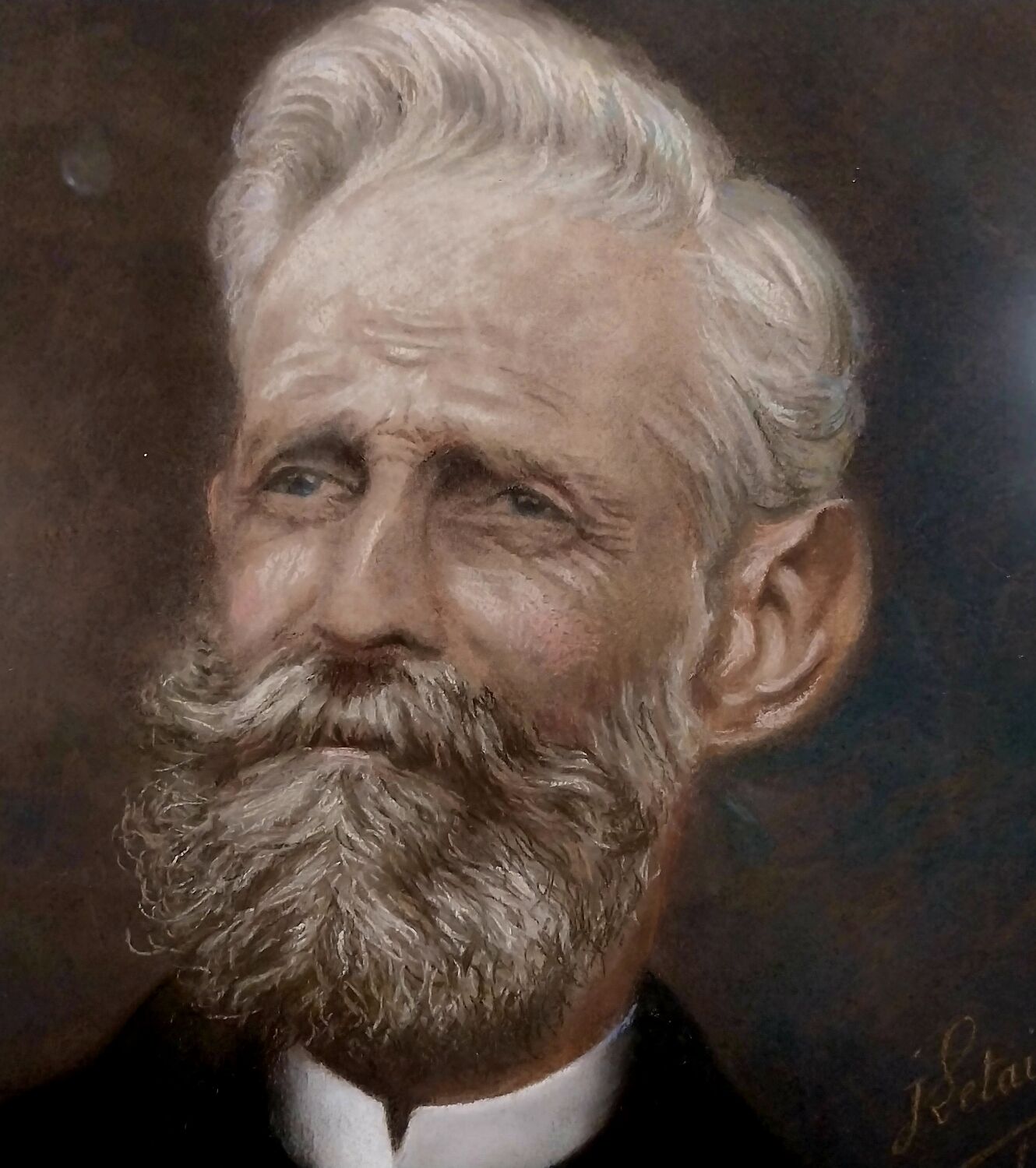 Pastel portrait, early twentieth century