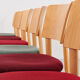 Kusch &Co chair made of wood and green fabric