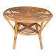 Rattan coffee table 60'S