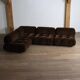 Camaleonda Sofa In Brown Corduroy By Mario Bellini For C&B Italia 1969