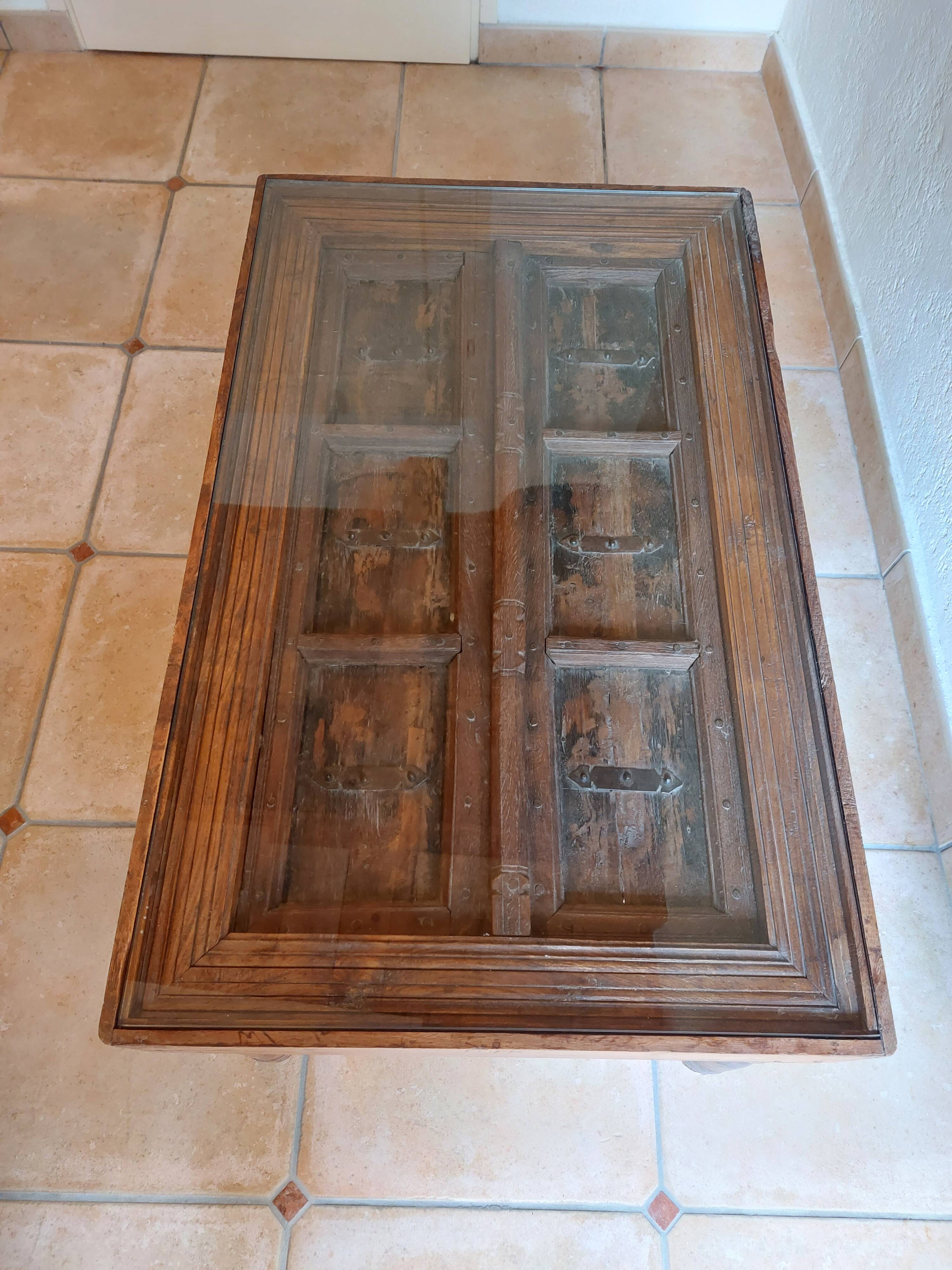 Indian-inspired coffee table