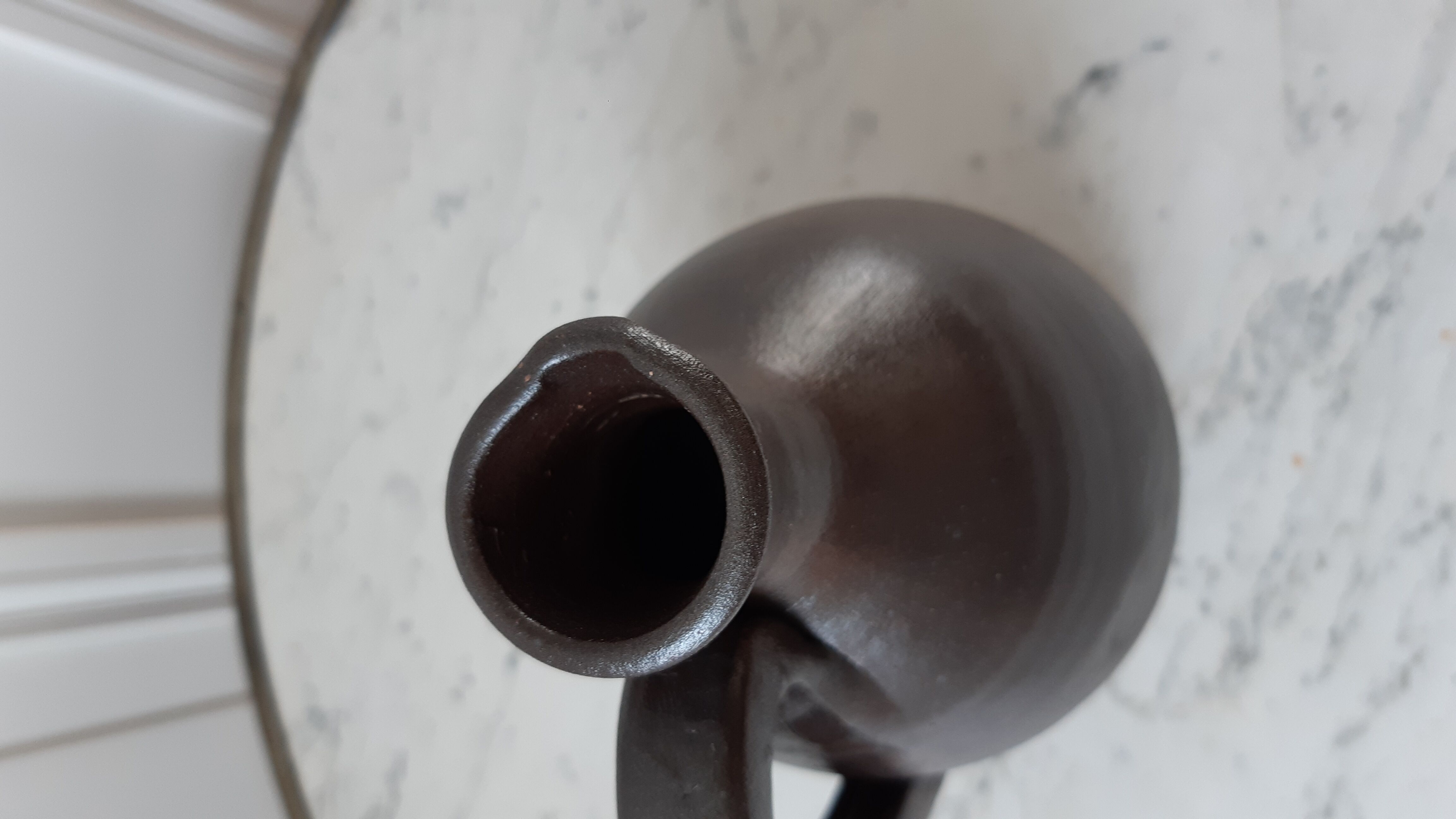 Brown sandstone pitcher 50s-60s