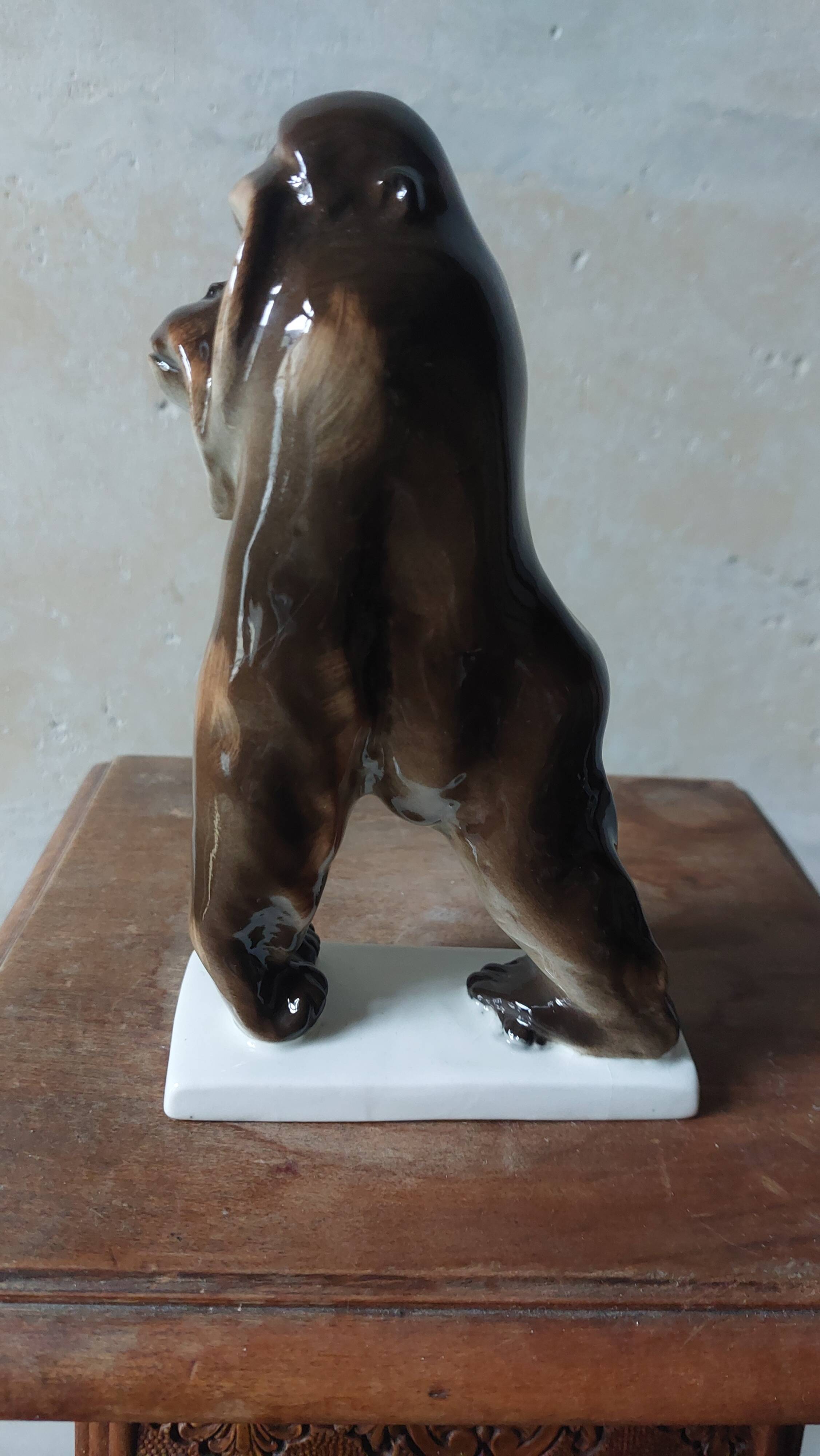 Russian porcelain monkey