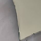 Free-form mirror signed Mathias 55x59cm