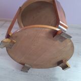 Round art deco coffee table