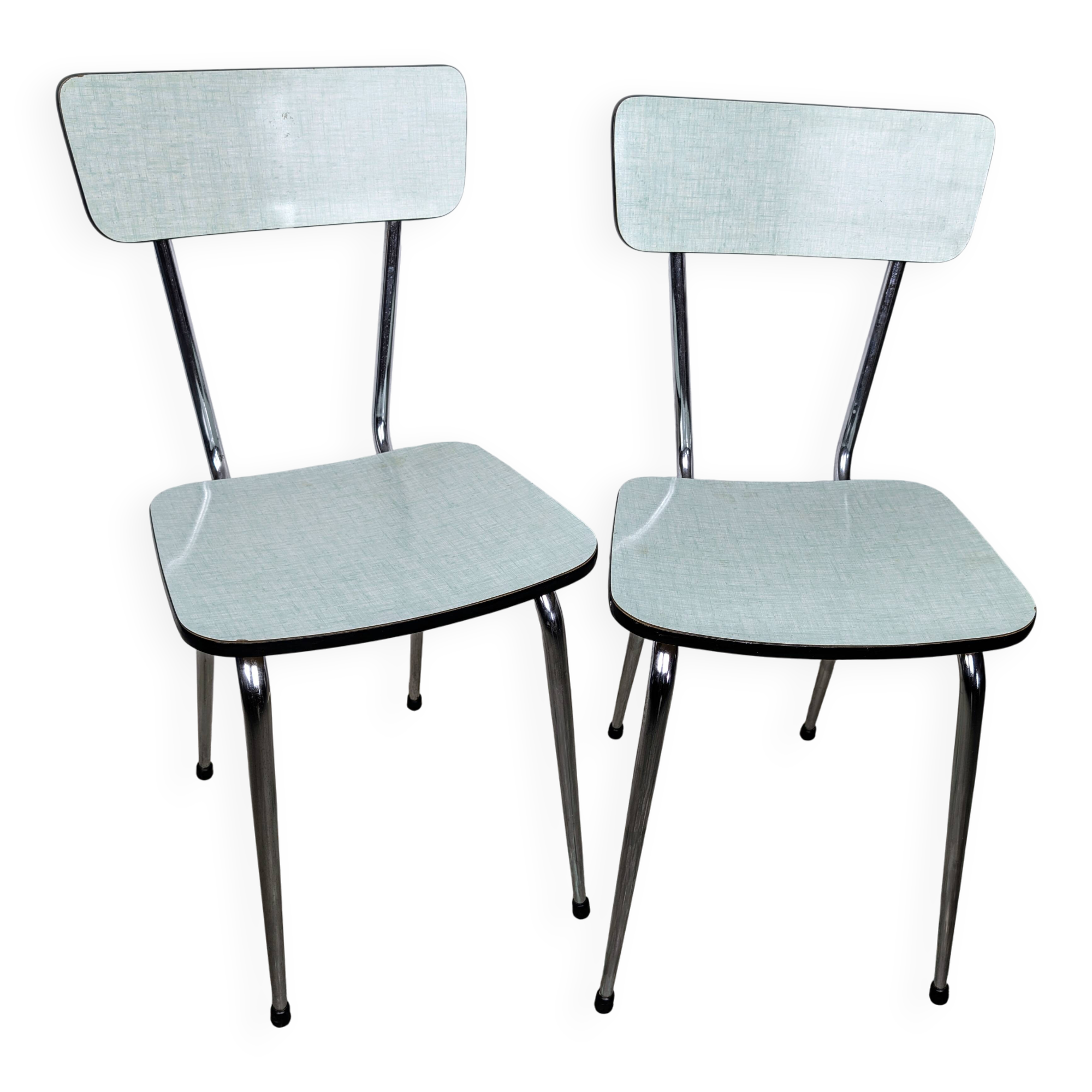 Pair of formica chairs