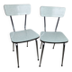 Pair of formica chairs