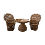 Emmanuelle rattan lounge set