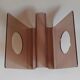 Smoked plexiglas magazine holder 70s