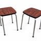 Formica stool 1960s Vintage Scandinavian