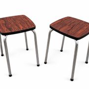 Tabouret formica années 1960 vintage scandinave