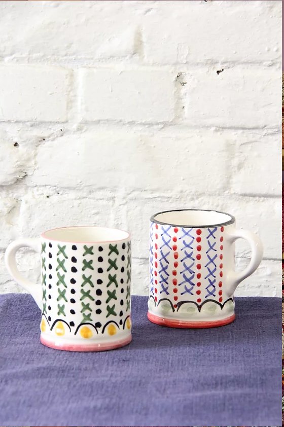 Set of 2 cups "grant & bell"
