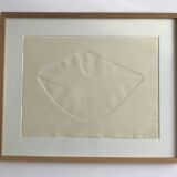 Signed and numbered print by Jean Legros, Geometric Relief III, circa 1970