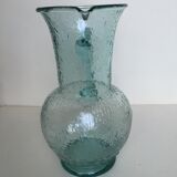 Green glass pitcher