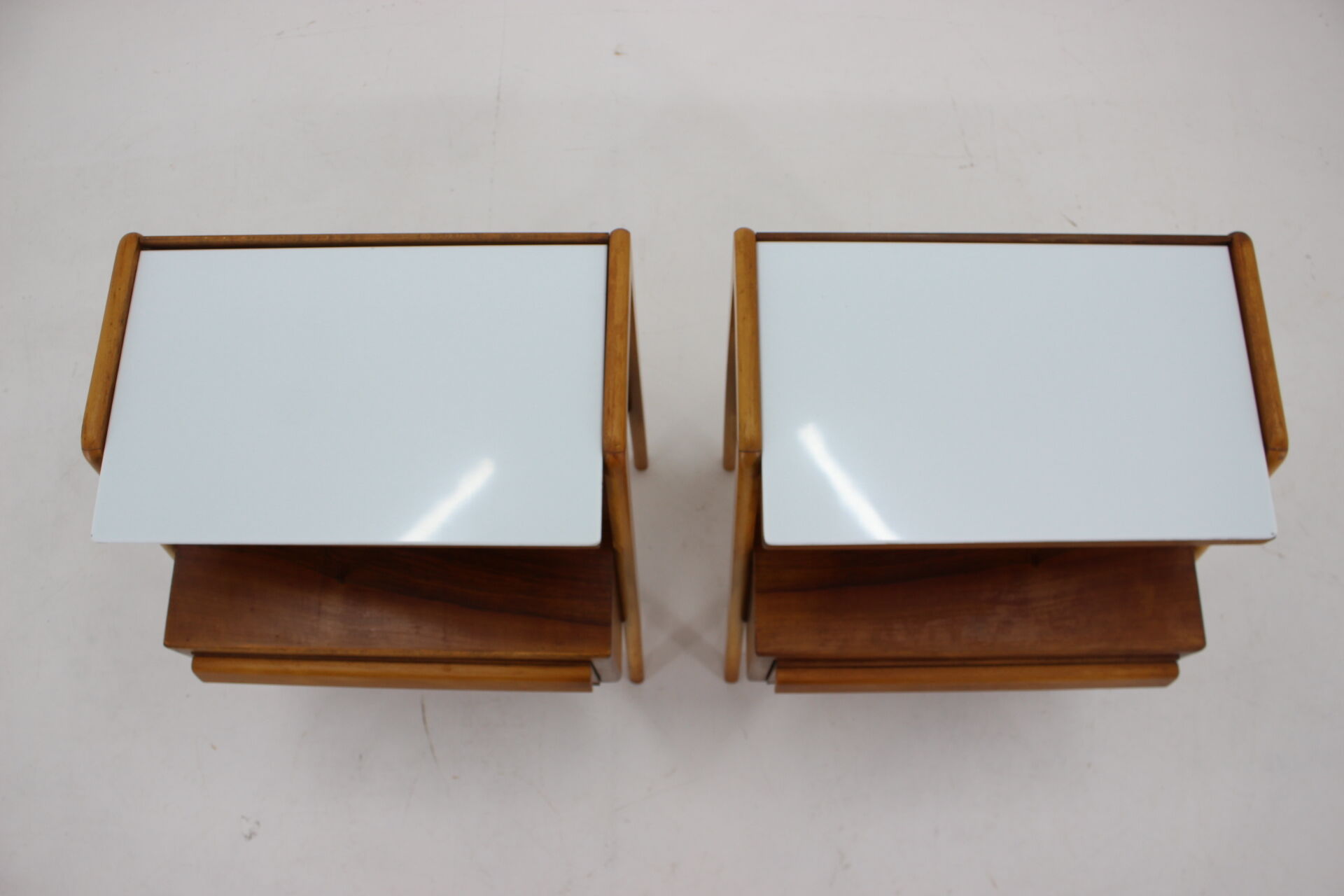 1960s Pair of Bedside Tables by Interier,Czechoslovakia