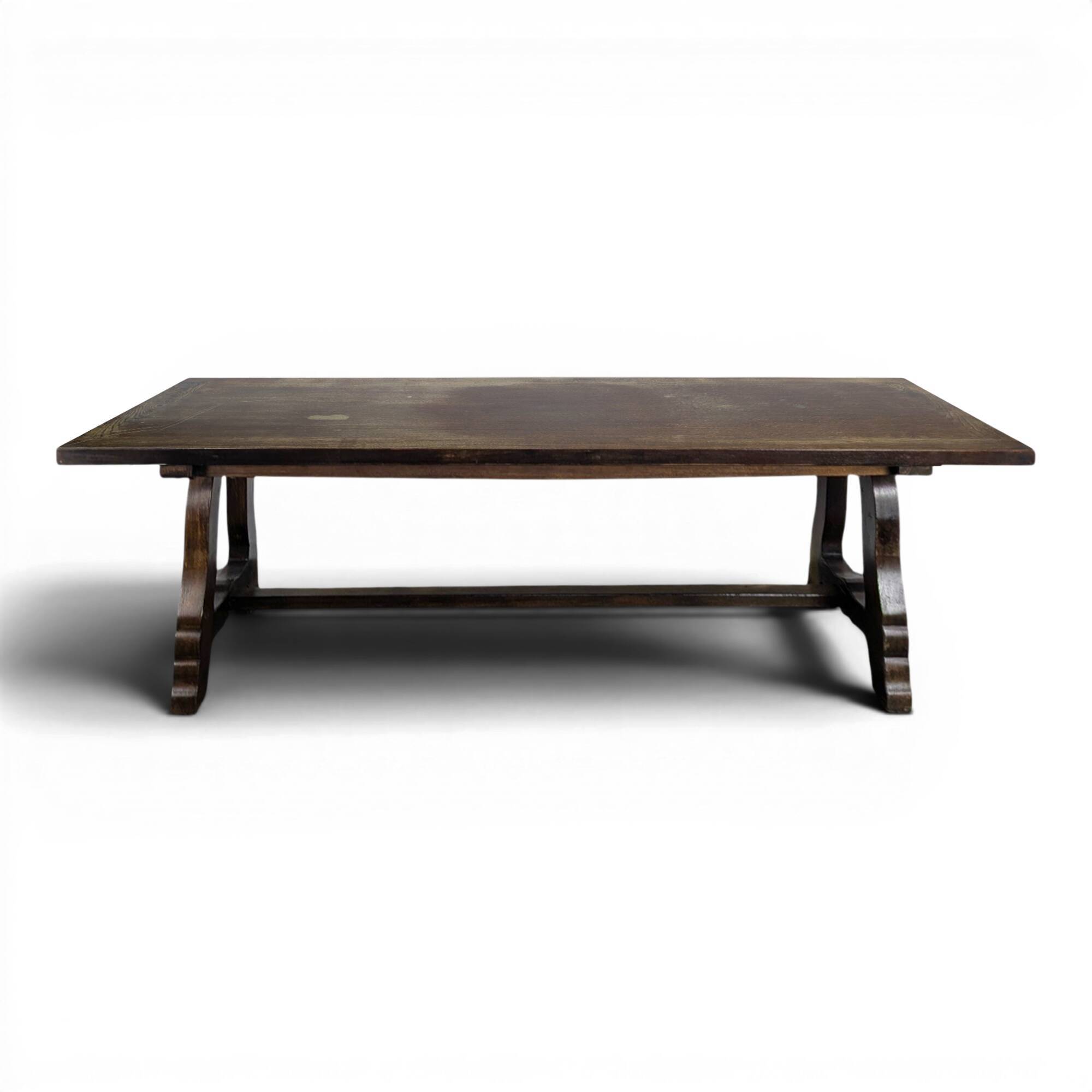 Solid oak Spanish table