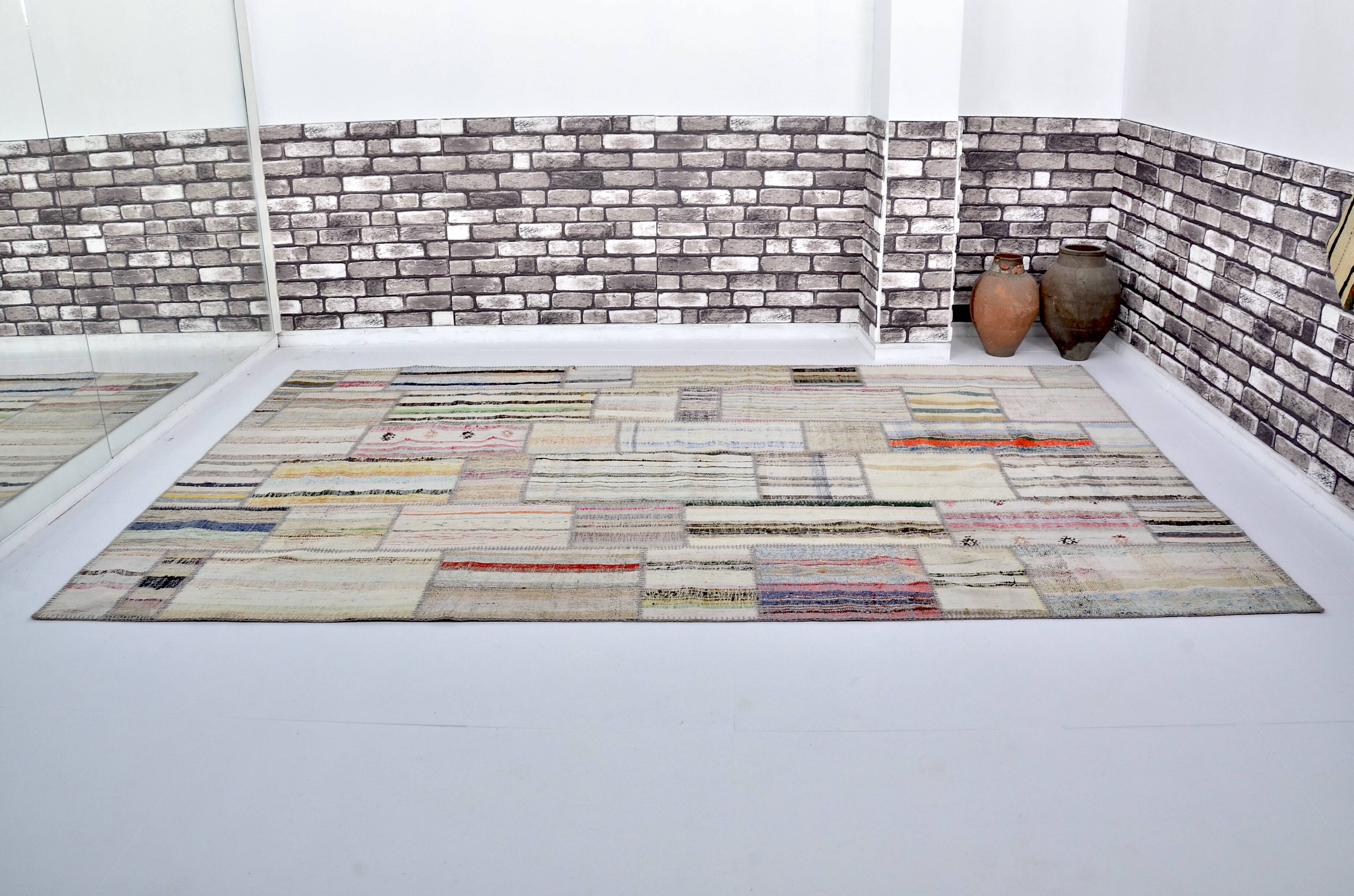 Oushak Oversize Anatolian Patchwork Rug sku 3045