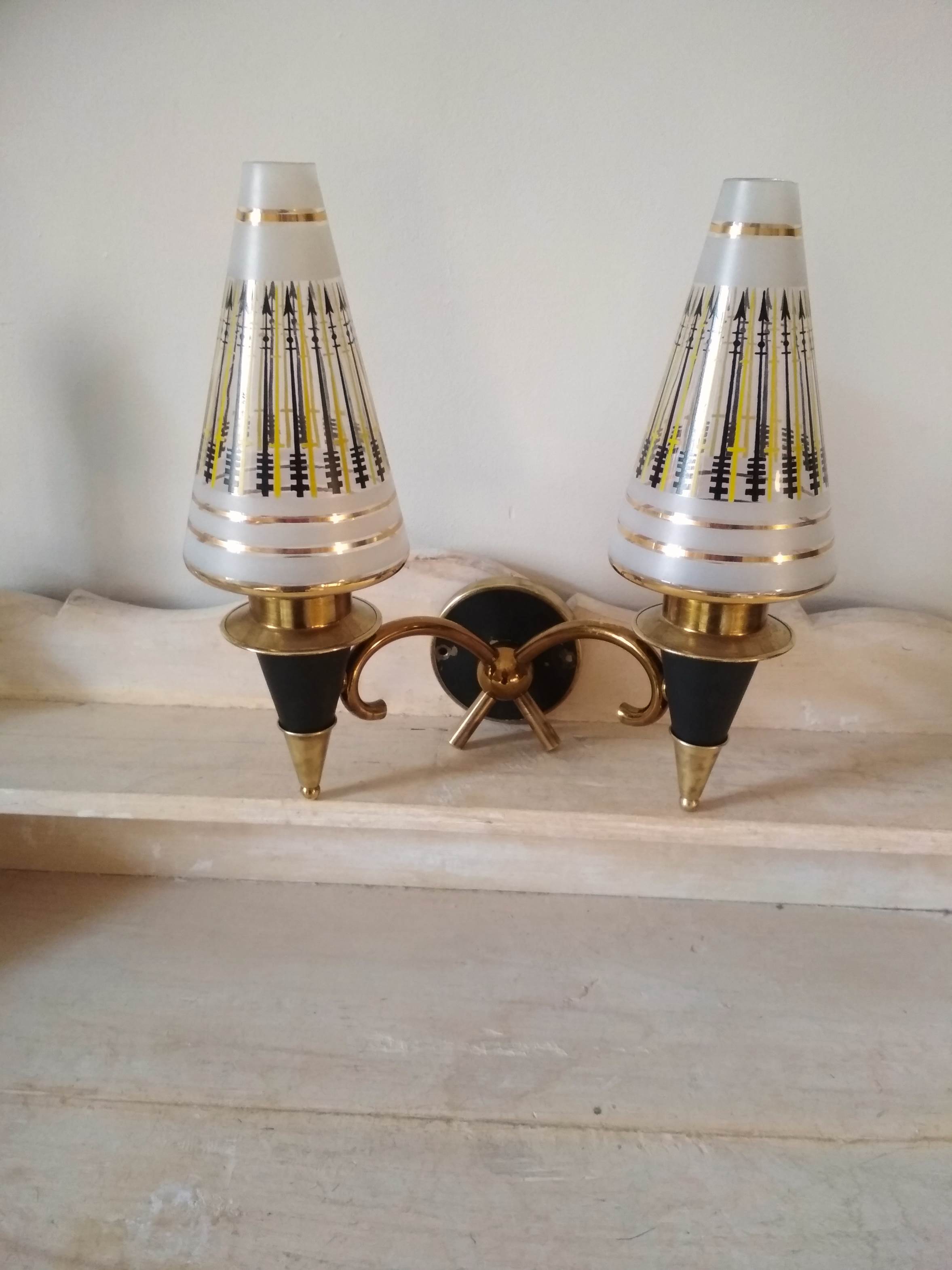 Vintage wall lamp from the 50s