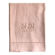 Antique sheet in pure washed linen tinted in morning pink