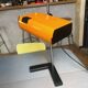 Lampe industrielle Samp Manade 1970