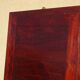Large antique mirror in a flame mahogany frame; 132x82 cm