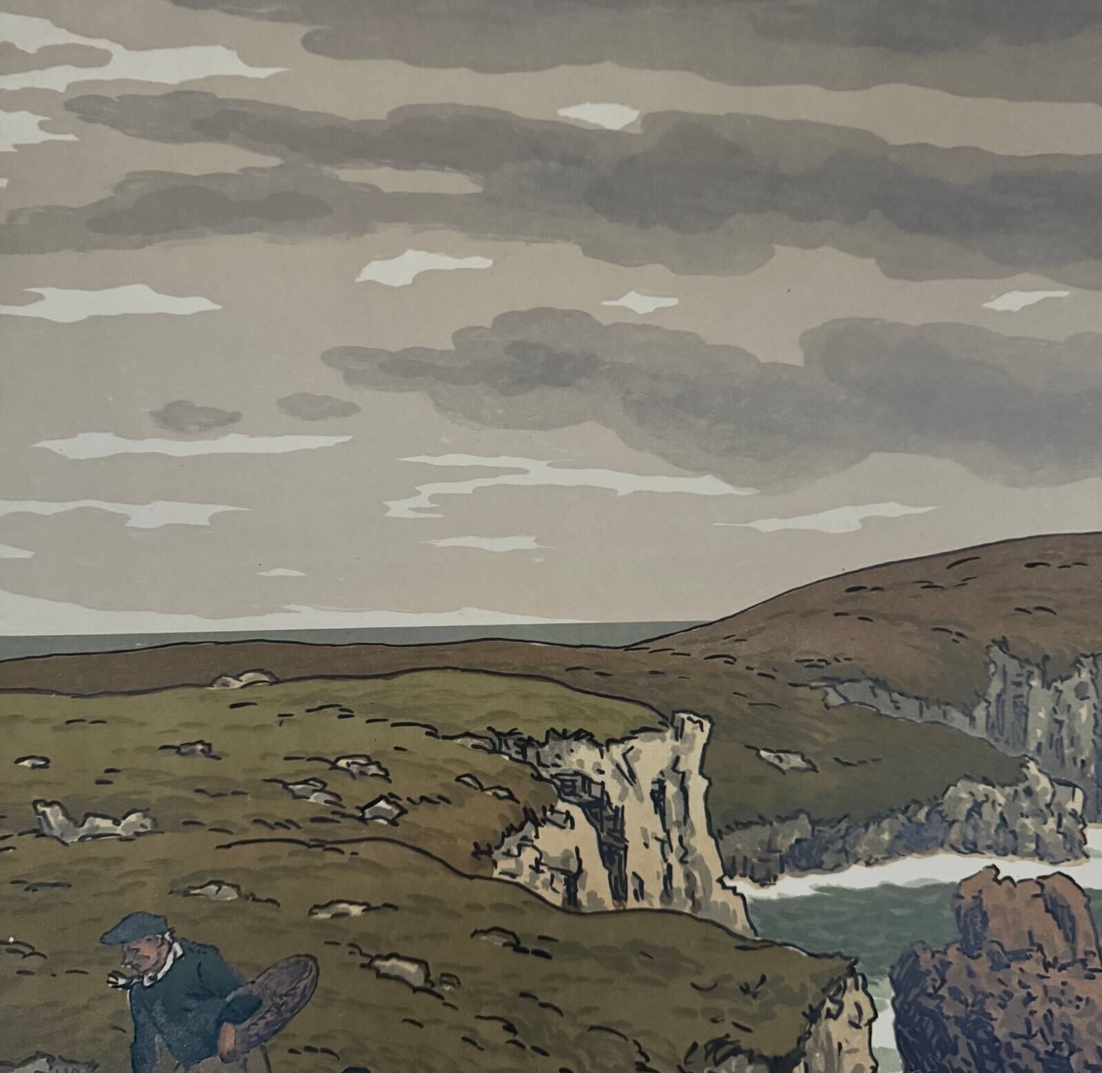 Lithographie par Henri Rivière Les Aspects de la Nature - Le Cap