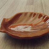 Set of 5 French Vintage Emile Henry Brown Coquille St Jacques Dishes 5193