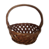Braided basket with handle