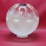 Globe Boule Pour Suspension Ou Lampe Lampadaire Vintage Mazzega Italie 1970 30cm