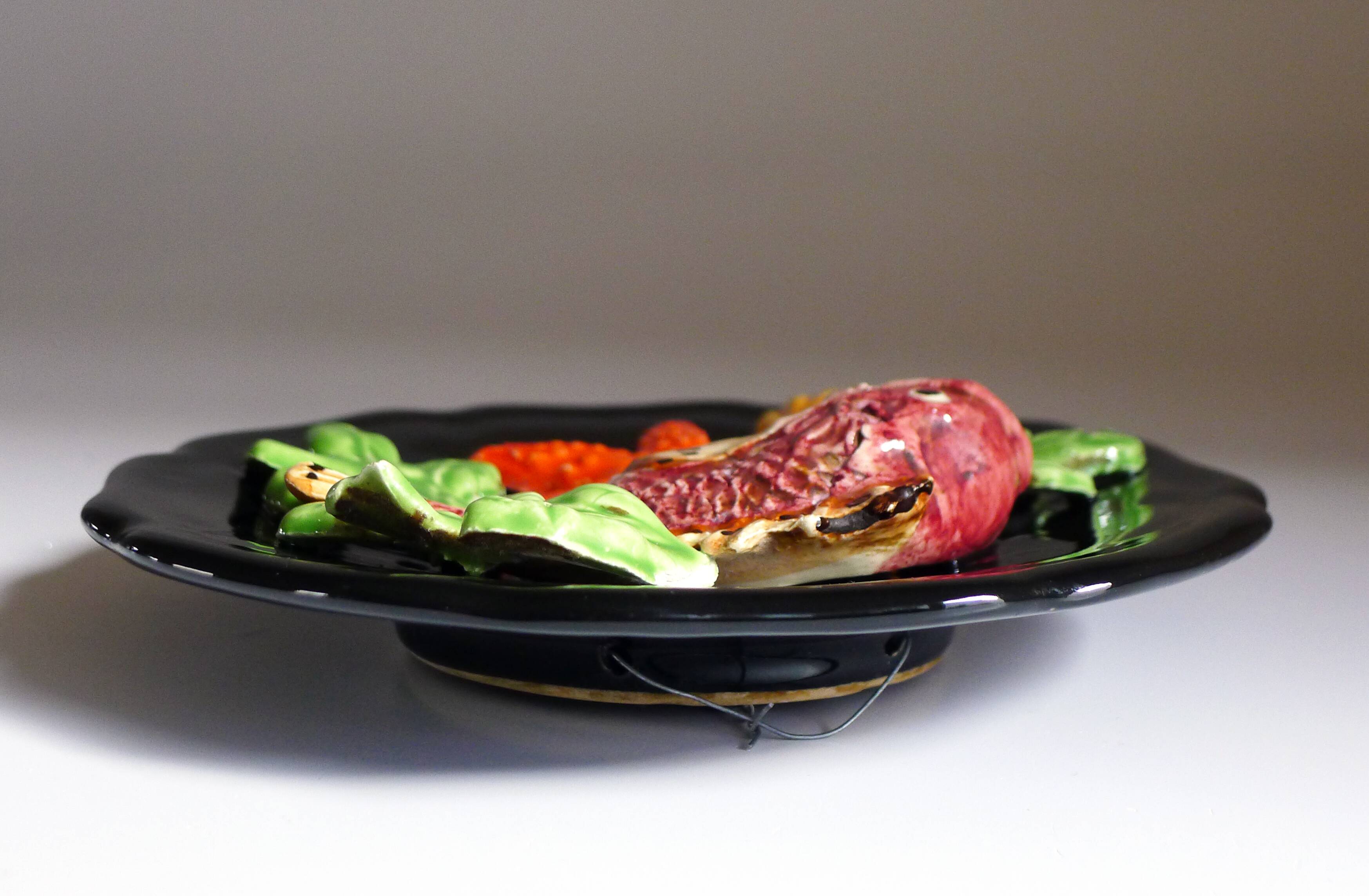 Small plate of fish slip