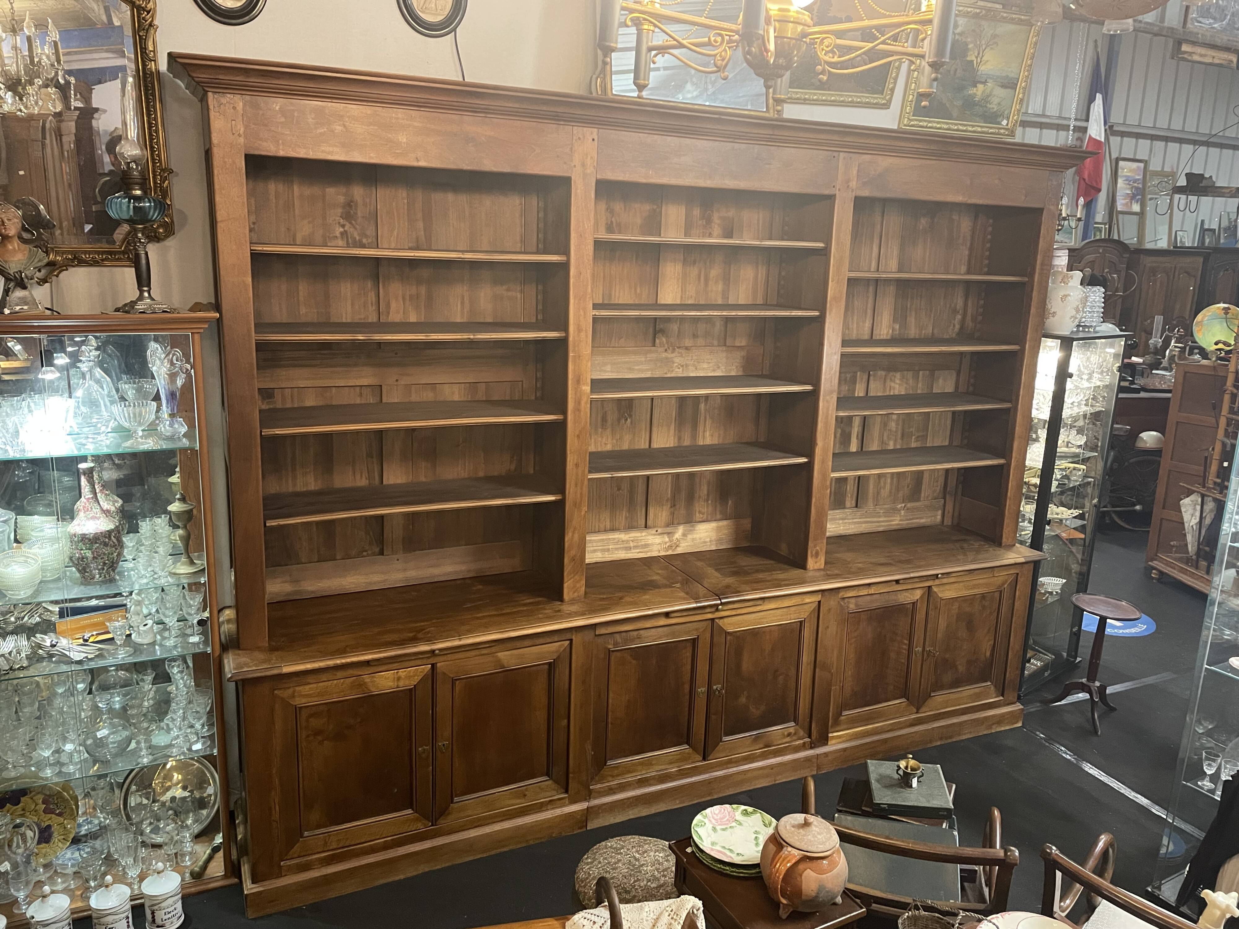 Library walnut apothecary furniture