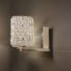 Portuguese mid-century retro glass wall sconce lamp