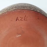 Ceramic vase Signed Azé / JC ? Height 20.5cm