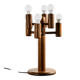 Lampe de table en chêne par Temde Leuchten