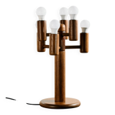 Lampe de table en chêne par Temde Leuchten
