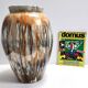 Vintage Lacquered Earthenware Vase or Umbrella Stand by Pasquinucci, Italy
