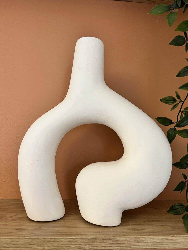 Handmade ceramic vase