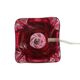 Purple and Pink Crystal Table Lamp – Val Saint Lambert – Sixties