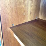 Highboard on hairpin legs, oak