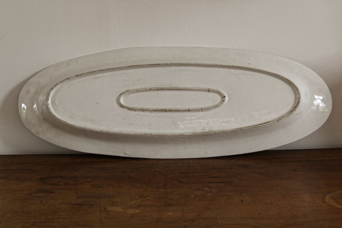 Porcelain fish dish, 19th century