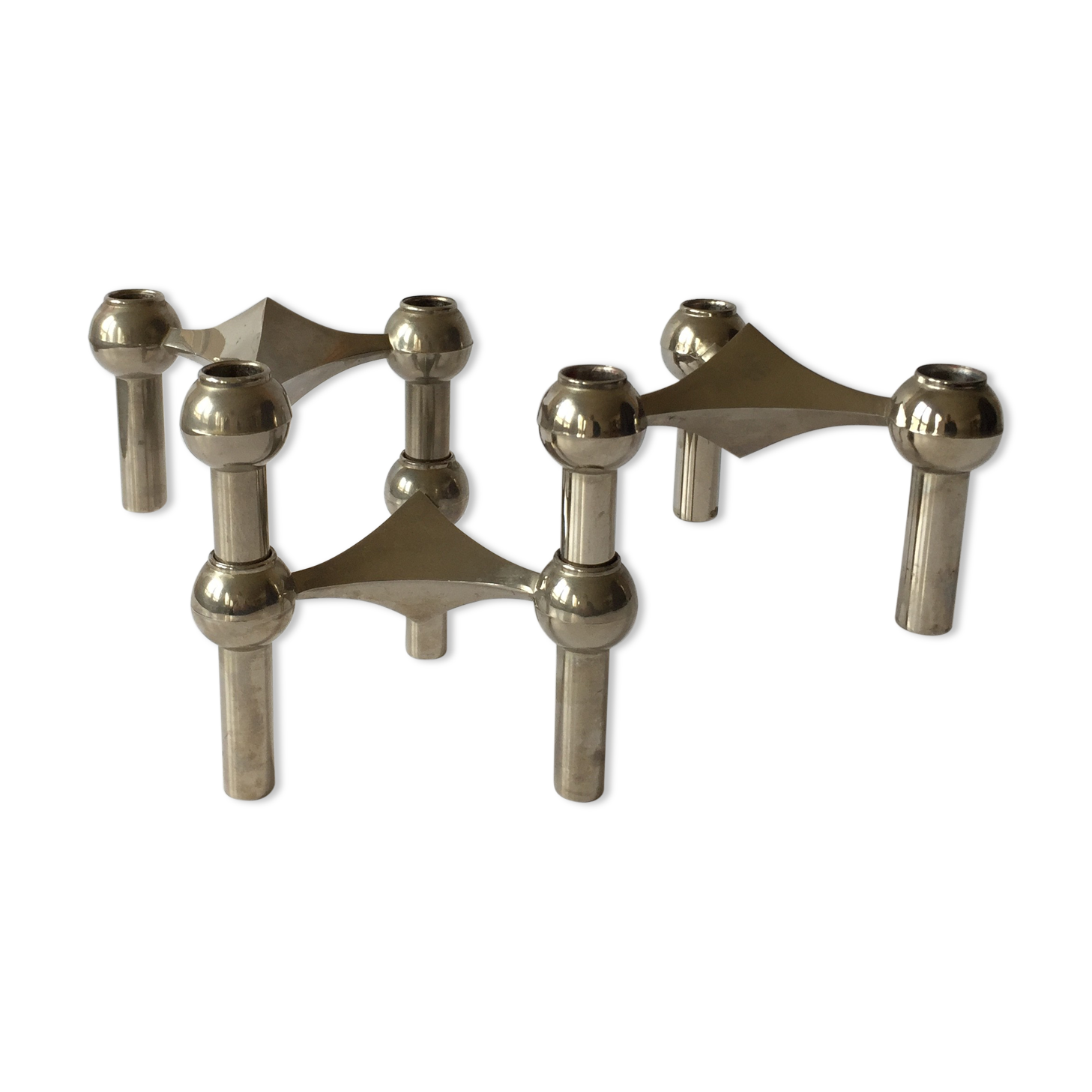 Modular candlestick of the Nagel creator of the years 1970