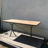 Old bistro table 6 people