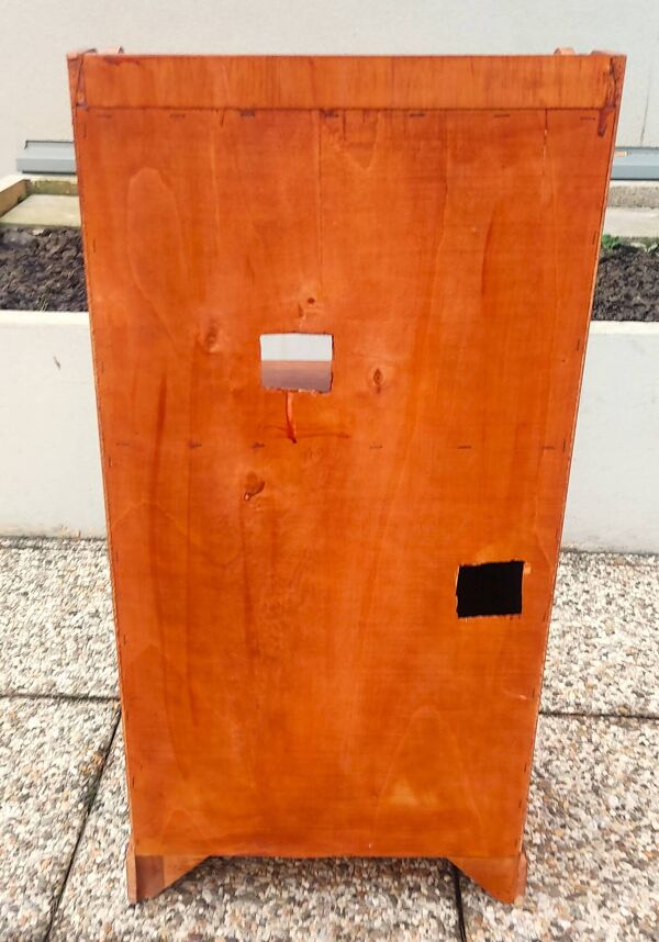 Table de chevet en merisier, style Louis-Philippe