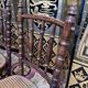 Suite de 8 chaises de bistrot en cannage FISCHEL